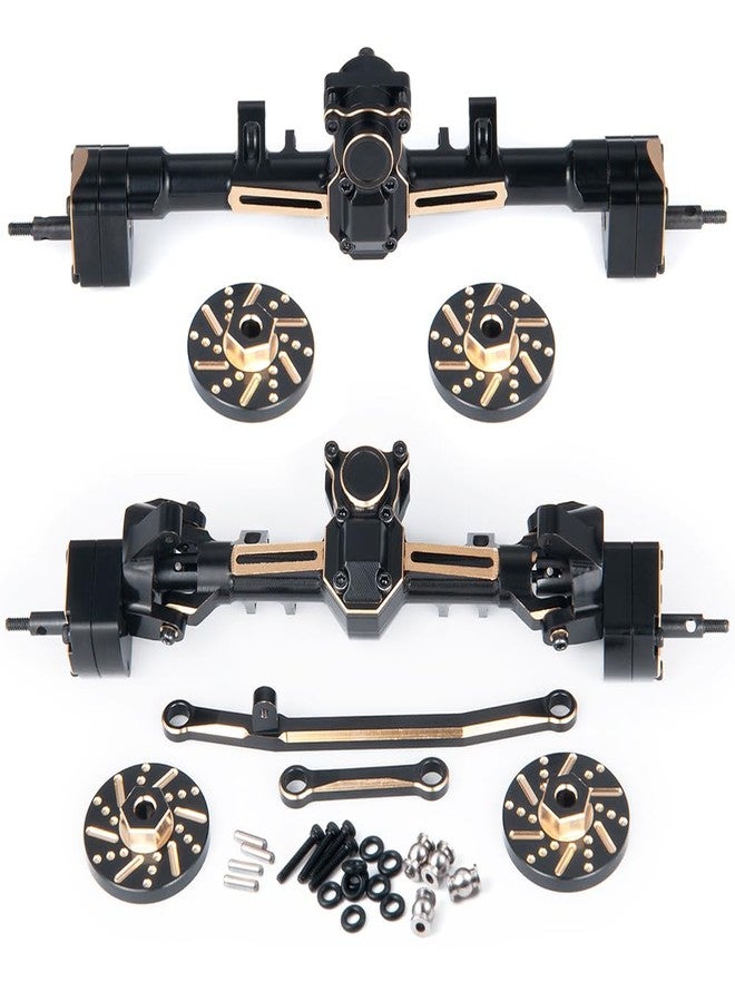 موهيرو مجموعة محاور أمامية وخلفية كاملة من MOHERO SCX24 لسيارات Axial SCX24 Deadbolt Bronco JLU C10 Gladiator Base Camp Dooge 1/24 RC Crawler Car Upgrade Parts (أمامية وخلفية) - Image 1